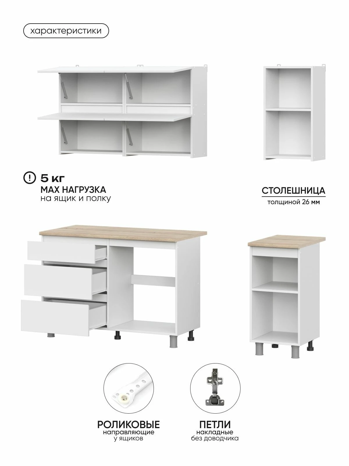 Кухонный гарнитур "Токио" - 1,6 метра